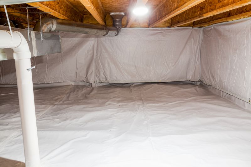Crawlspace with Encapsulation Equipment