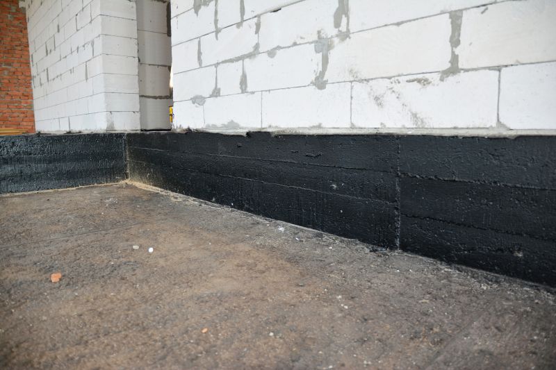 Waterproofing on a Basement Wall
